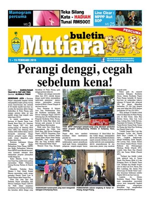 cover image of Buletin Mutiara 1-15 Feb 2015